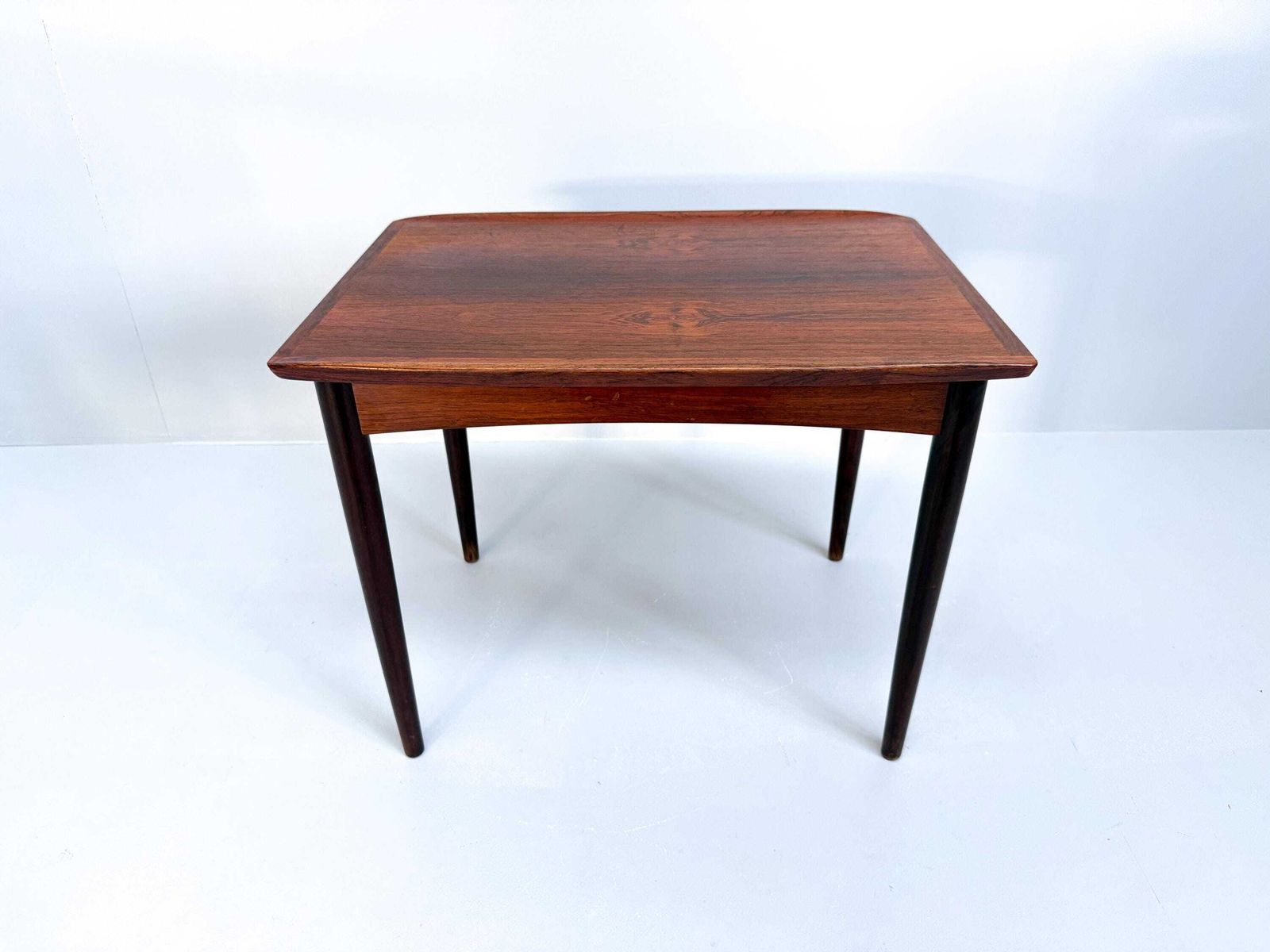 Vintage Mid Century Rosewood Side Table, Aakjaer Jorgensen For Møbelintarsia, Denmark photo for sale