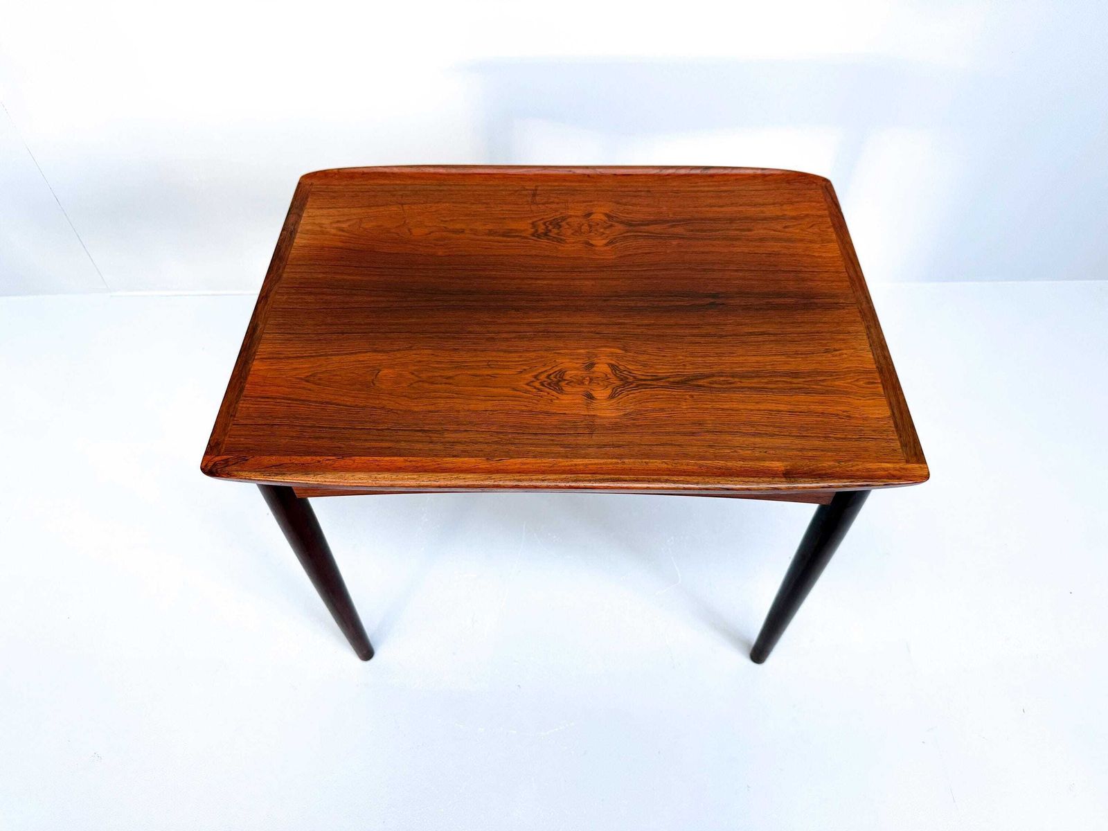 Vintage Mid Century Rosewood Side Table, Aakjaer Jorgensen For Møbelintarsia, Denmark photo Furniture