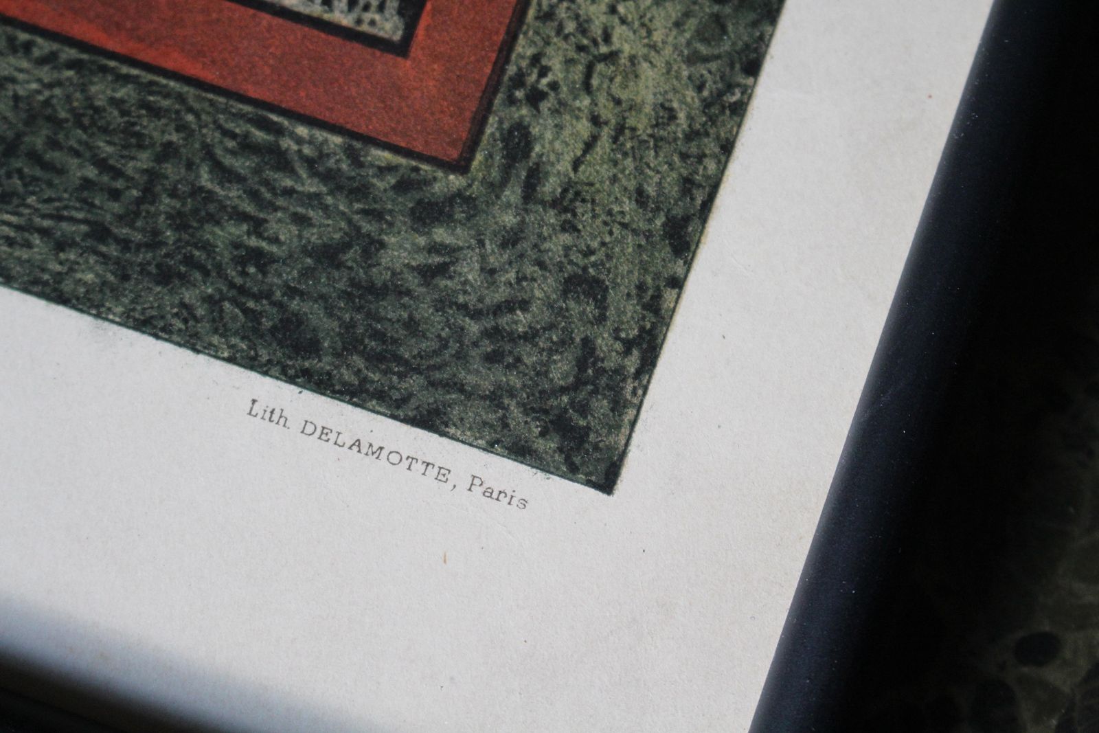 Art 25 Chromolithograph Plates "New Models Of Wood & Marble" By Eugène Berthelon photo