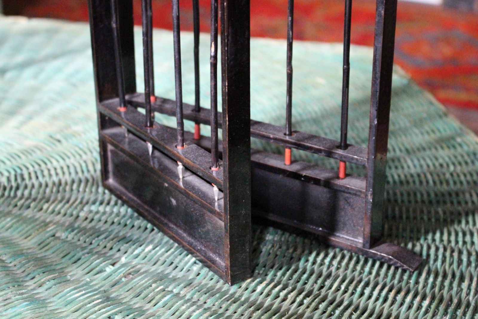 photo vintage Late 18th C Japanese Edo Period Palanquin Bow (Rimankyuu)  Country House Antique