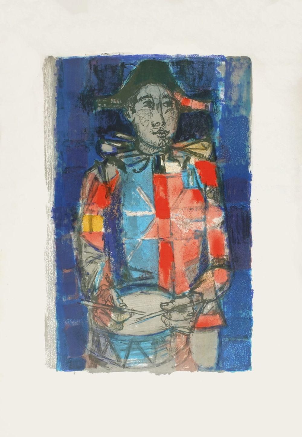 1956 Paul Guiramand L'arlequin Poster photo for sale