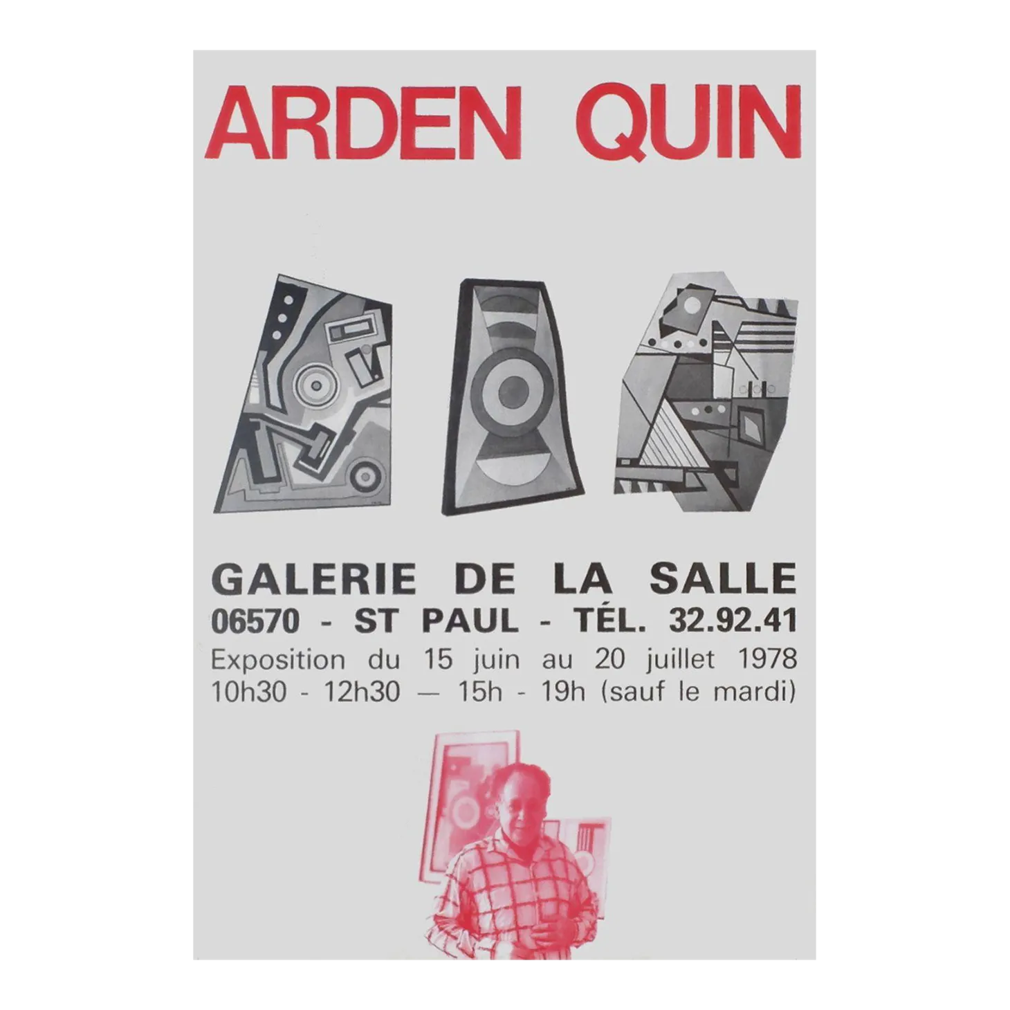 1978 Carmelo Arden Quin Galerie De La Salle Exhibition Poster