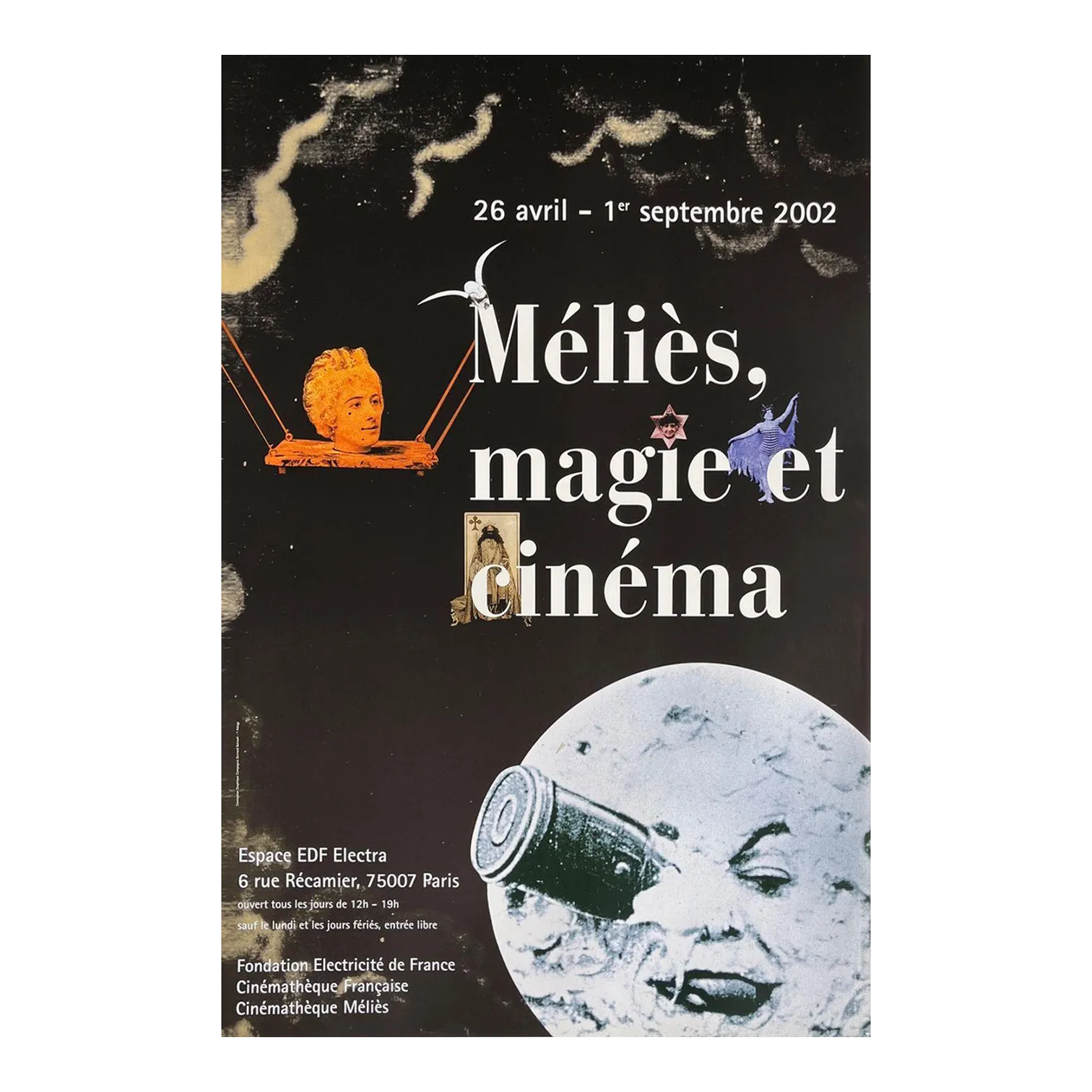2002 After Georges Melies Magic And Cinema Exhibition Poster
