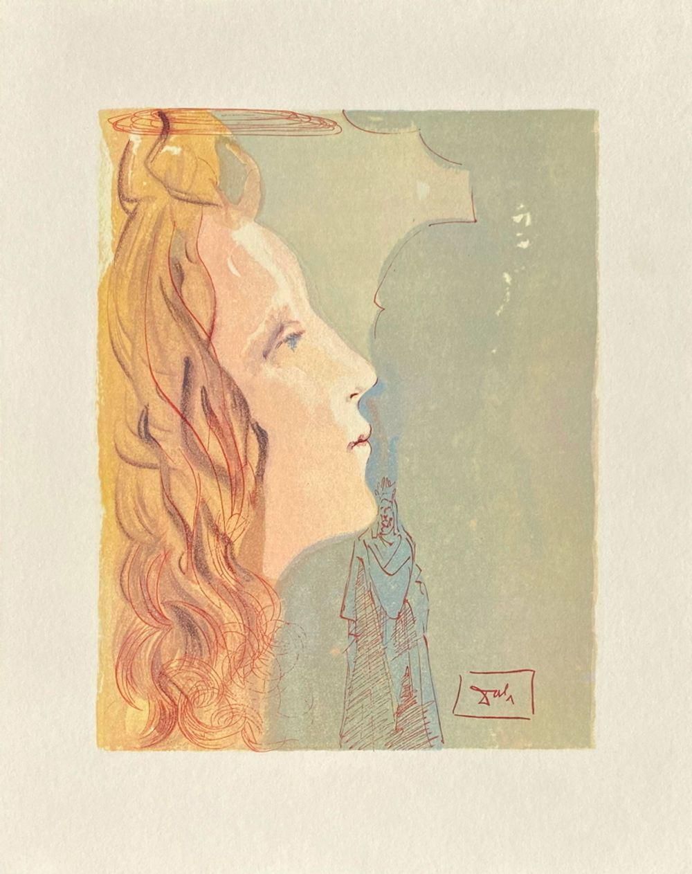 1970s Salvador Dali, The Divine Comedy, Beatrice