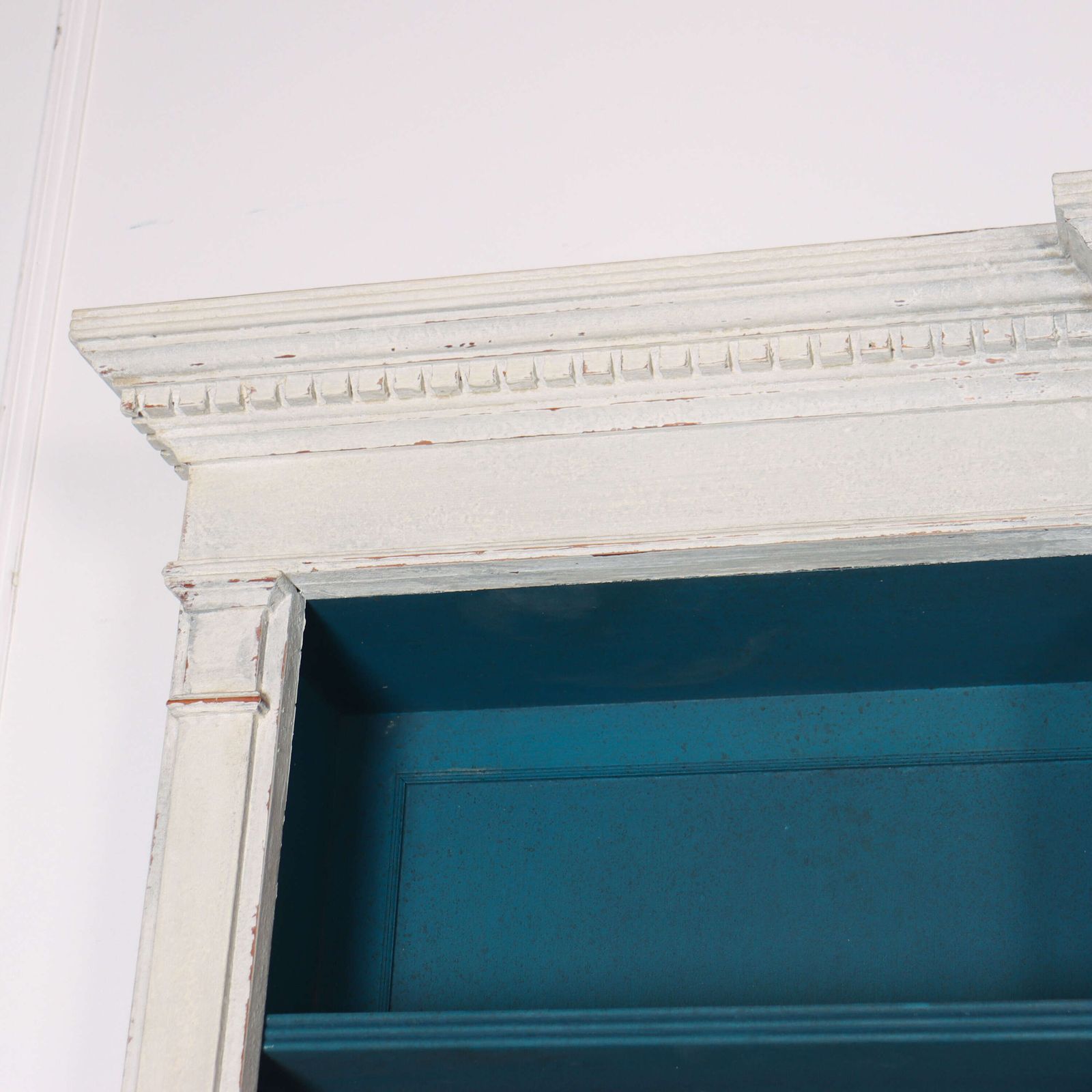 English Breakfront Library Bookcase photo vintage