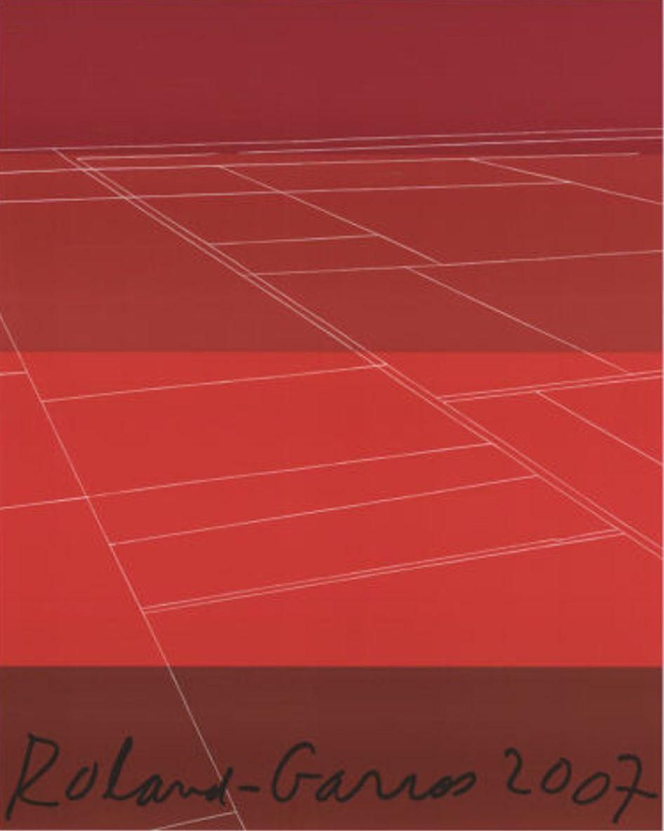 2007 Kate Shepherd Roland Garros Poster photo furniture