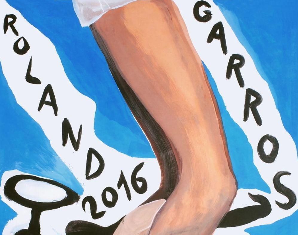 2016 Roland Garros Poster By Marc Desgranchamps photo furniture