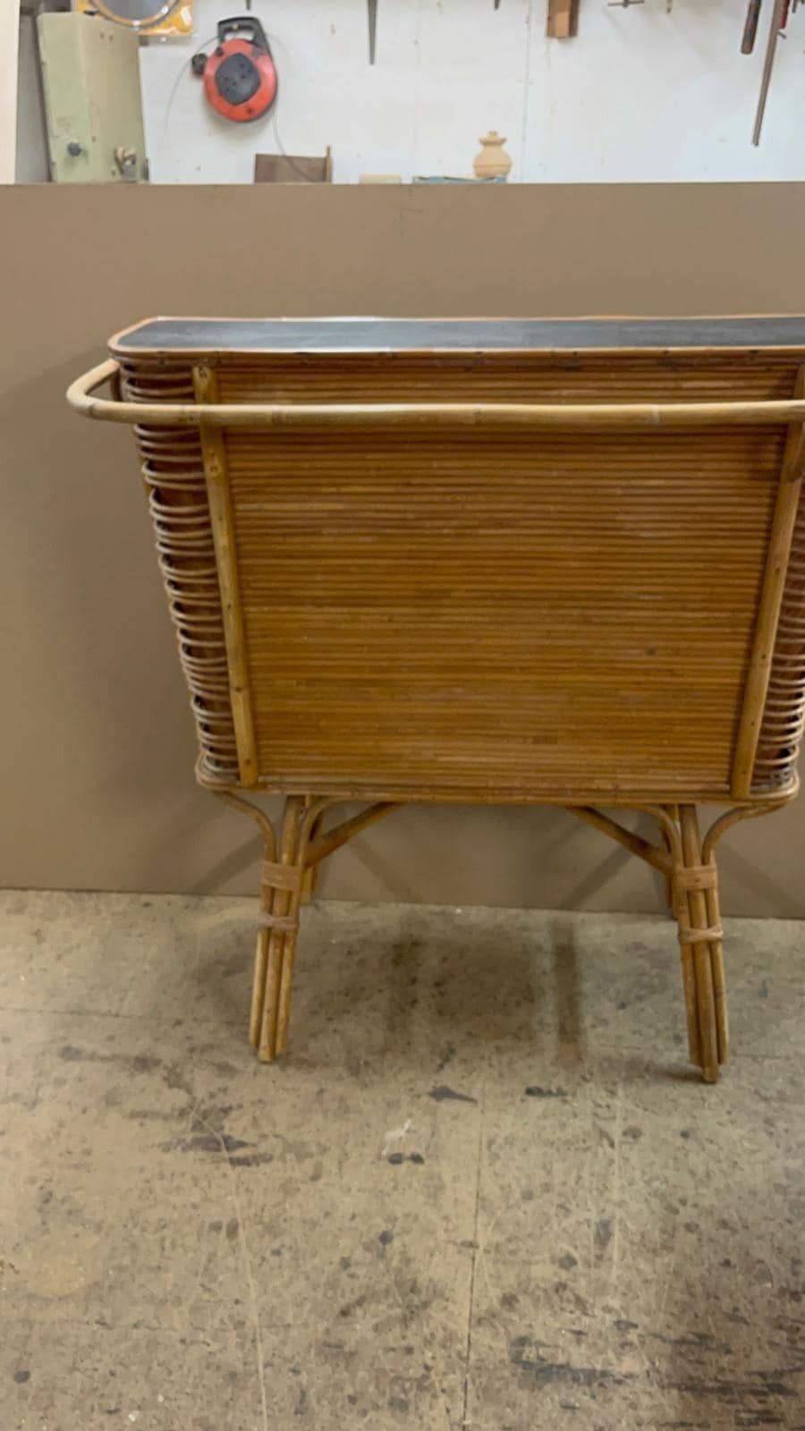 Bamboo Cocktail Bar / Drinks Cabinet photo furniture