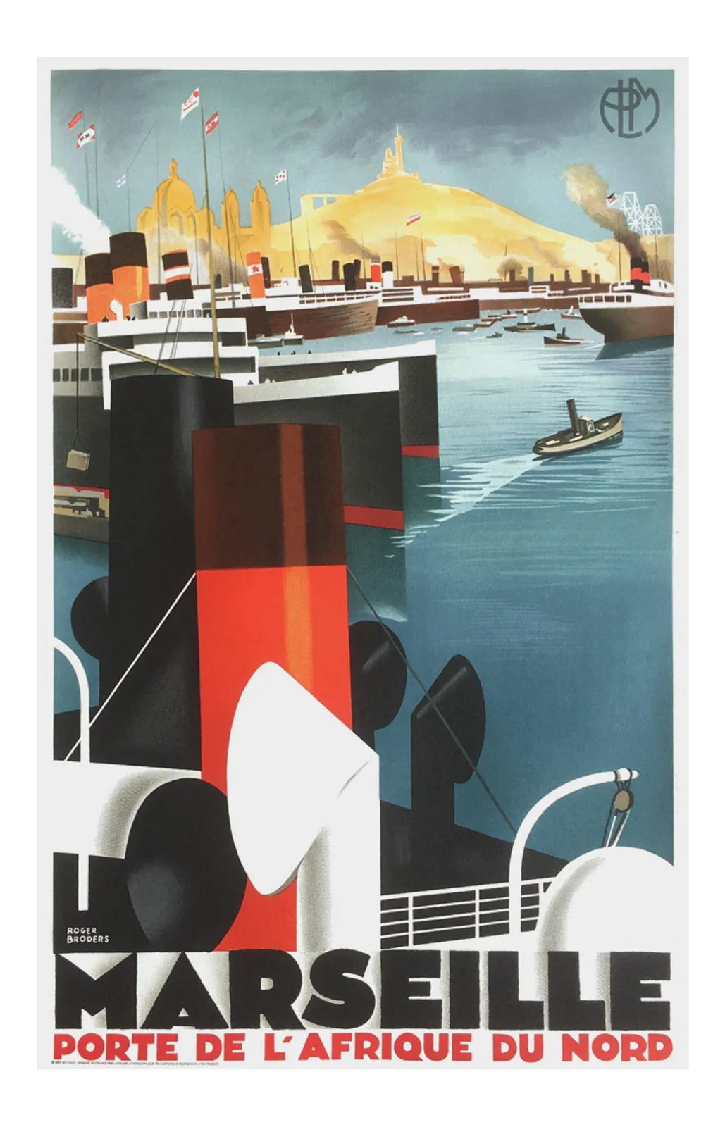 1980s After Roger Broders Marseille Poster