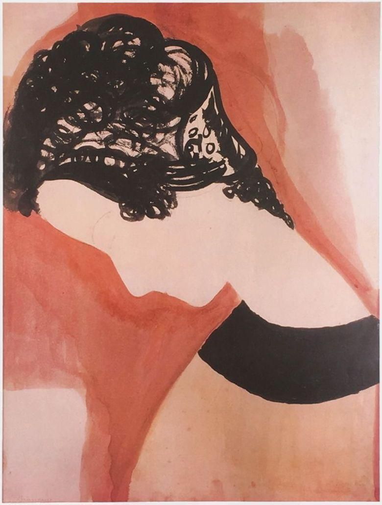 1985 Brancusi Galerie De France Poster photo furniture