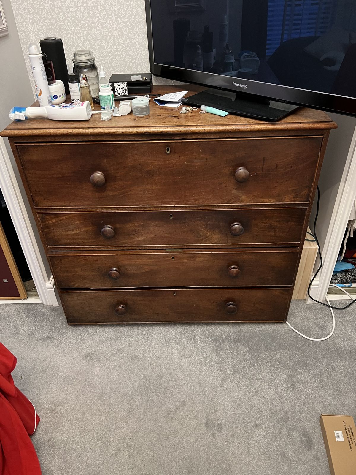 Secretaire Chest Of Drawers Set photo furniture