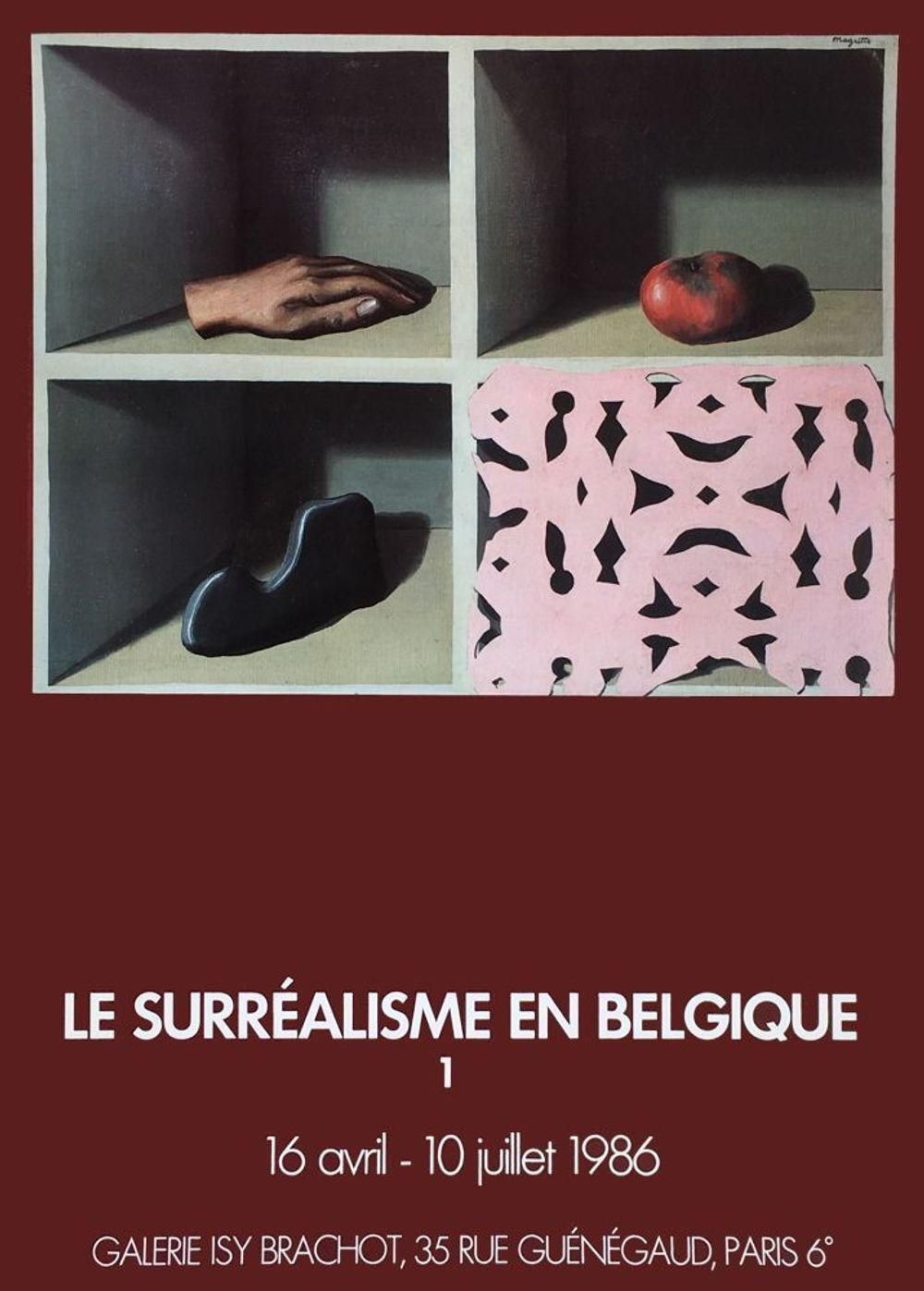1986 René Magritte (After) Surrealism In Belgium Poster