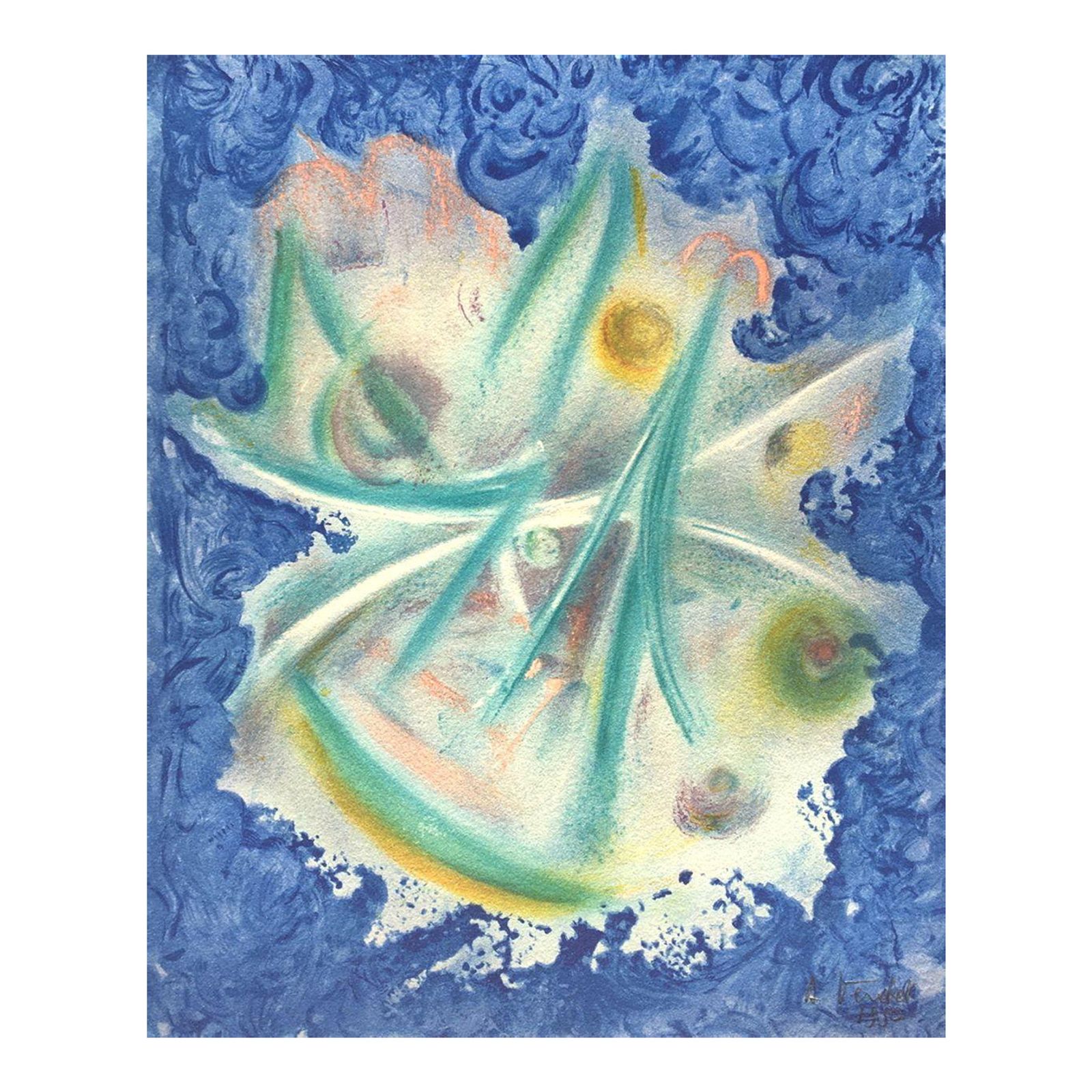 1992 André Verdet I Offer It To You Lithograph