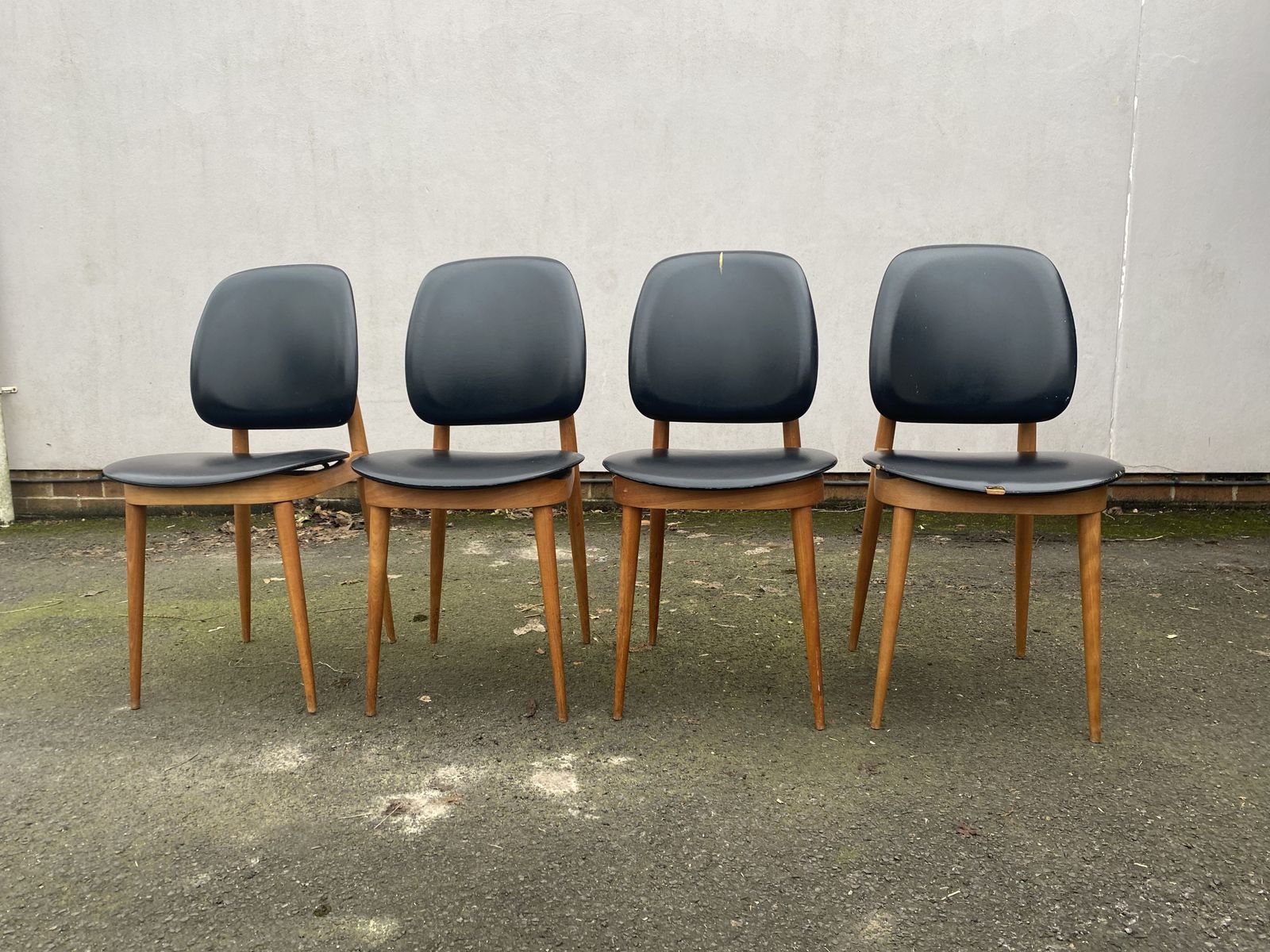1200.0 Pegase Chairs By Pierre Guariche For Baumann, 1960s, Set Of 4 photo
