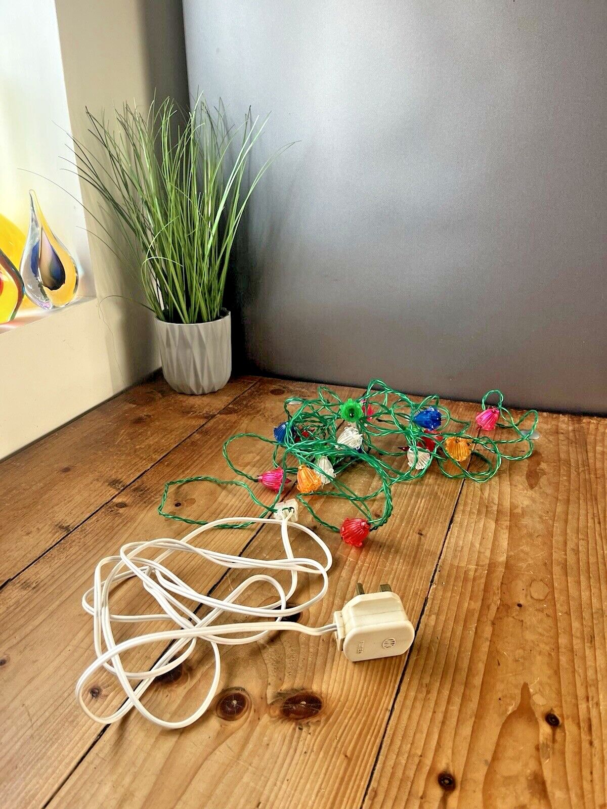 Rare Set Of 20 Vintage Pifco Treasure Fairy Lights Set 1236 70's Tree Decoration photo furniture