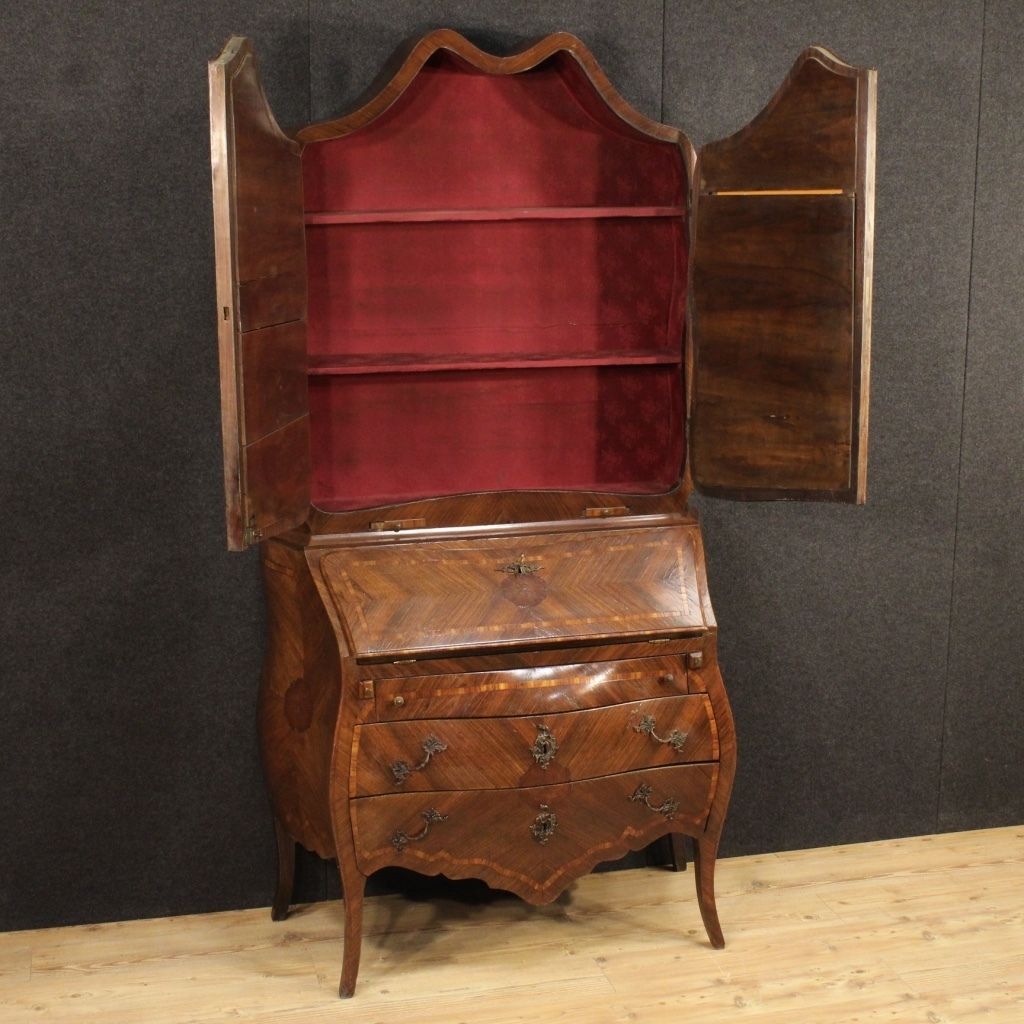 Genoese Trumeau Inlaid In Kingwood photo furniture