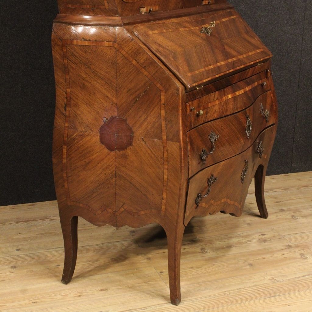 Genoese Trumeau Inlaid In Kingwood photo vintage