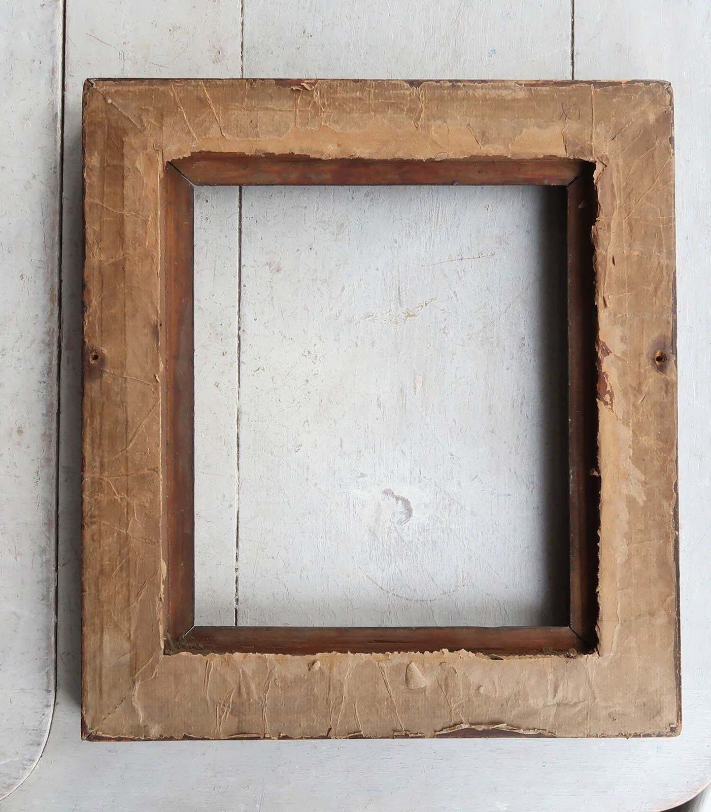 Antique Folk Art Painted Picture Frame. English, Circa 1830 photo vinterior
