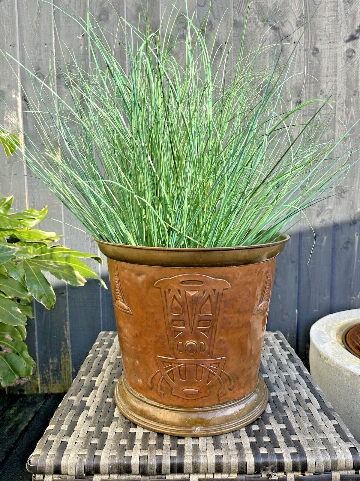 Antique German Jugendstil Carl Deffner Copper Champagne Ice Bucket Jardiniere photo buy