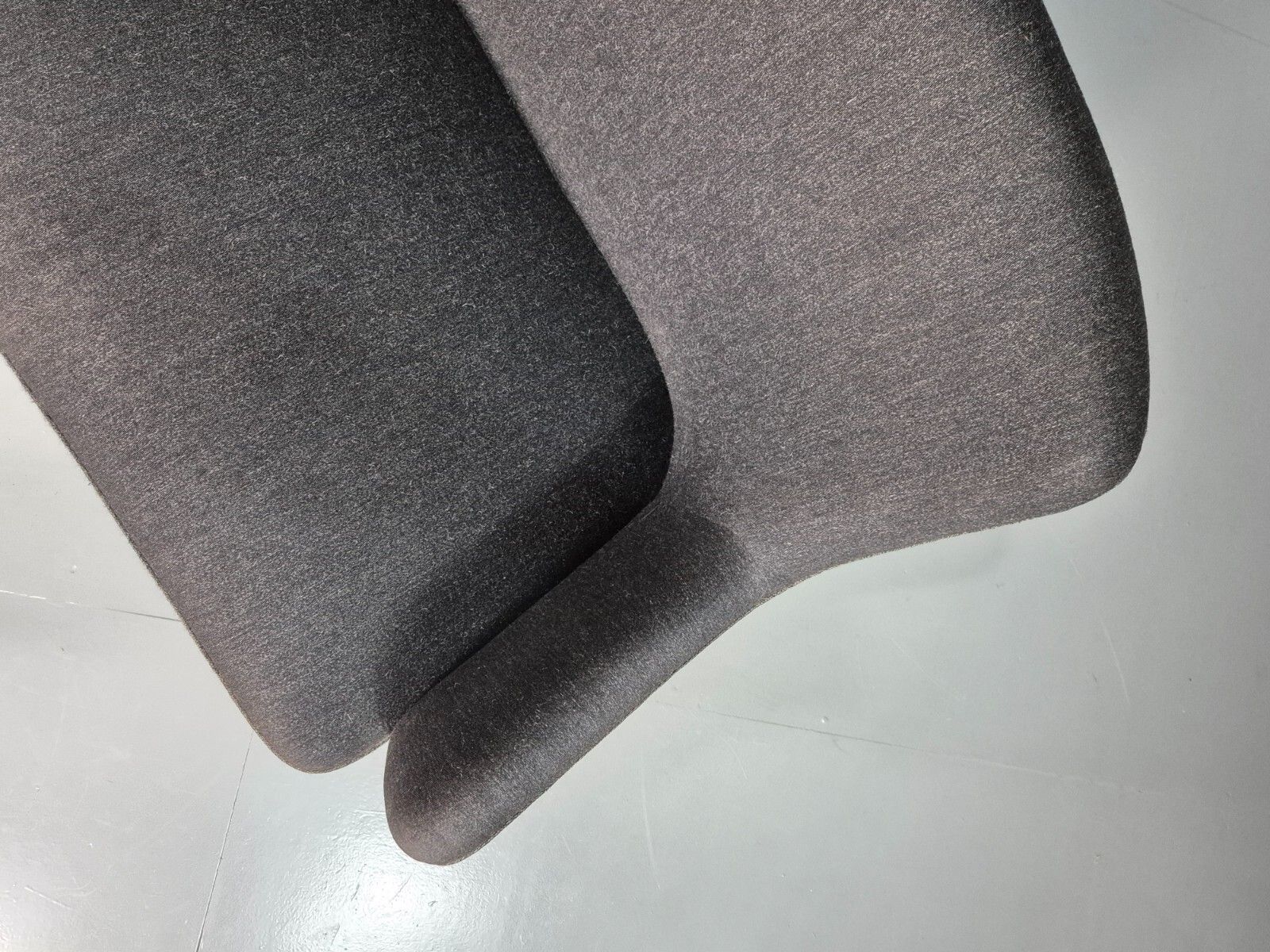 Vintage Danish 2 Seat Sofa Dark Grey Mid Century Modern Retro 1950s Eb8318 Mnor photo vinterior