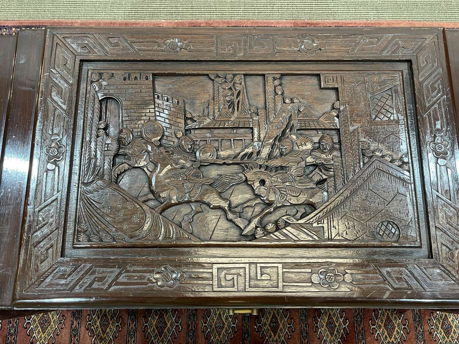 20th Century Asian Teak And Camphor Wood Chest photo furniture