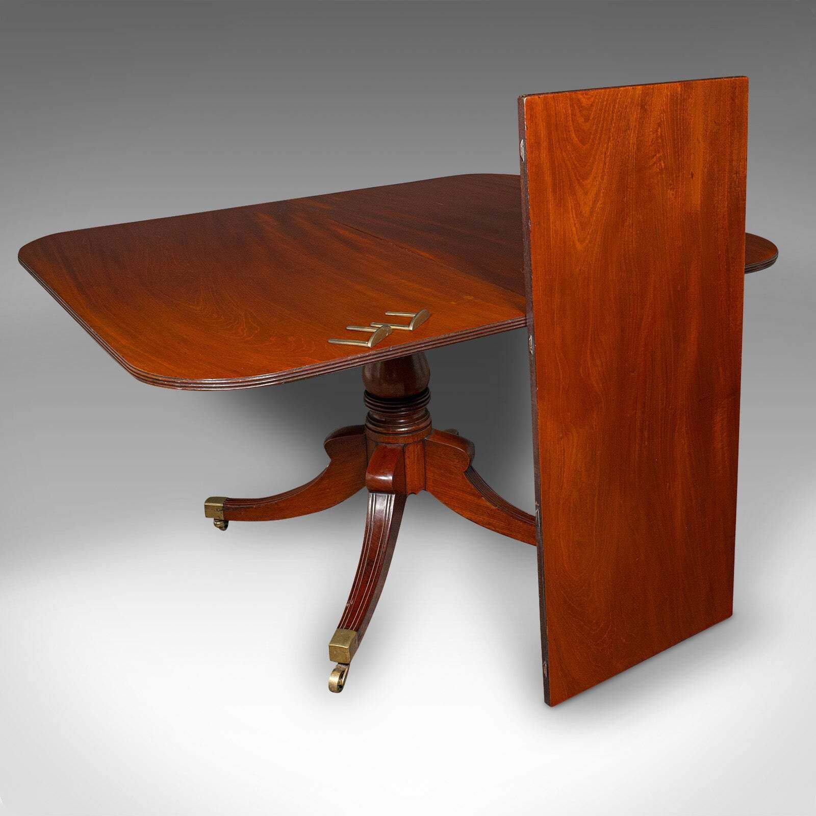 Antique 4 6 Seat Extending Dining Table, English, Country House, Centre, Regency photo furniture