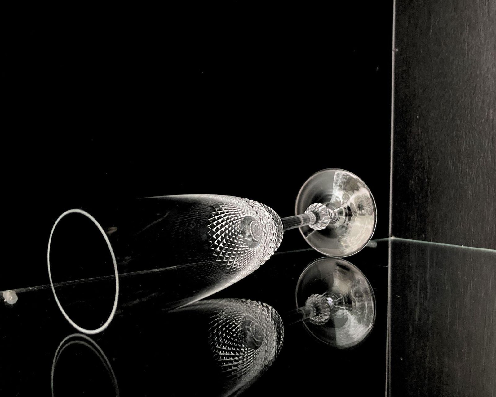Crystal Glassware Wilhelmina | 18pcs Set | Fine Cuttings | Theresienthal photo buy