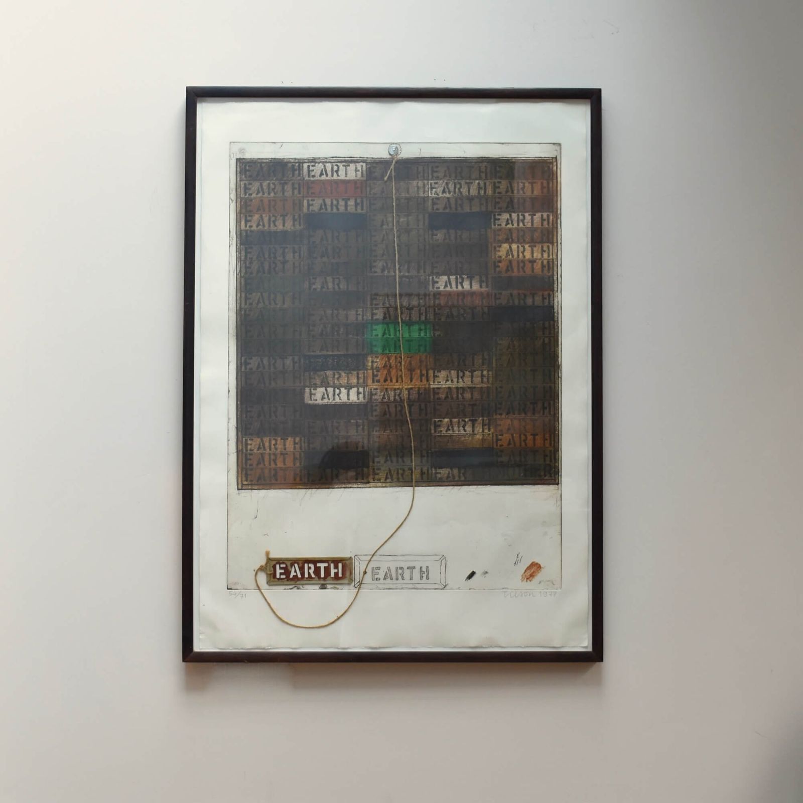Joe Tilson R.A. (1928–2023) – Earth Mantra, 1977