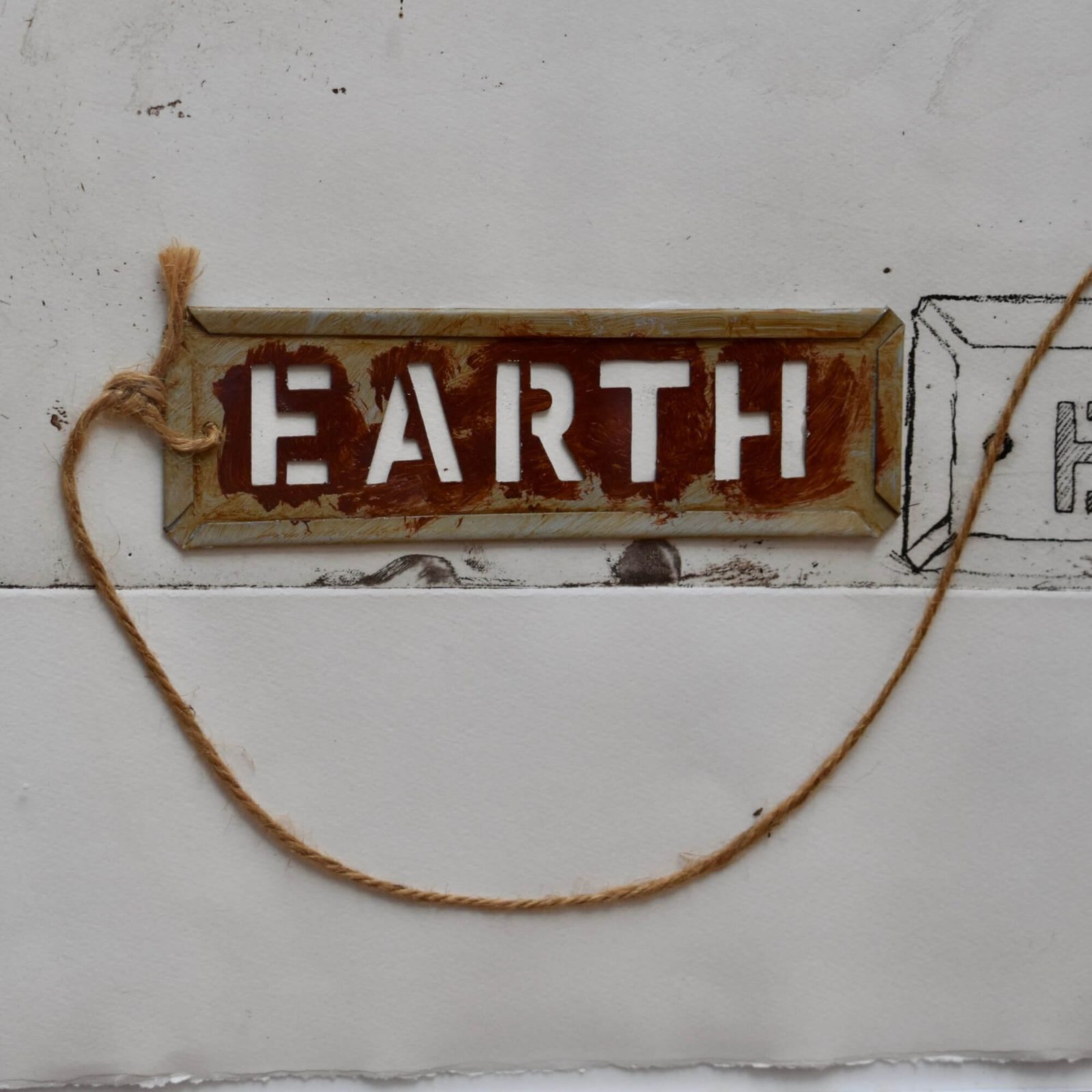 Joe Tilson R.A. (1928–2023) – Earth Mantra, 1977 photo vintage