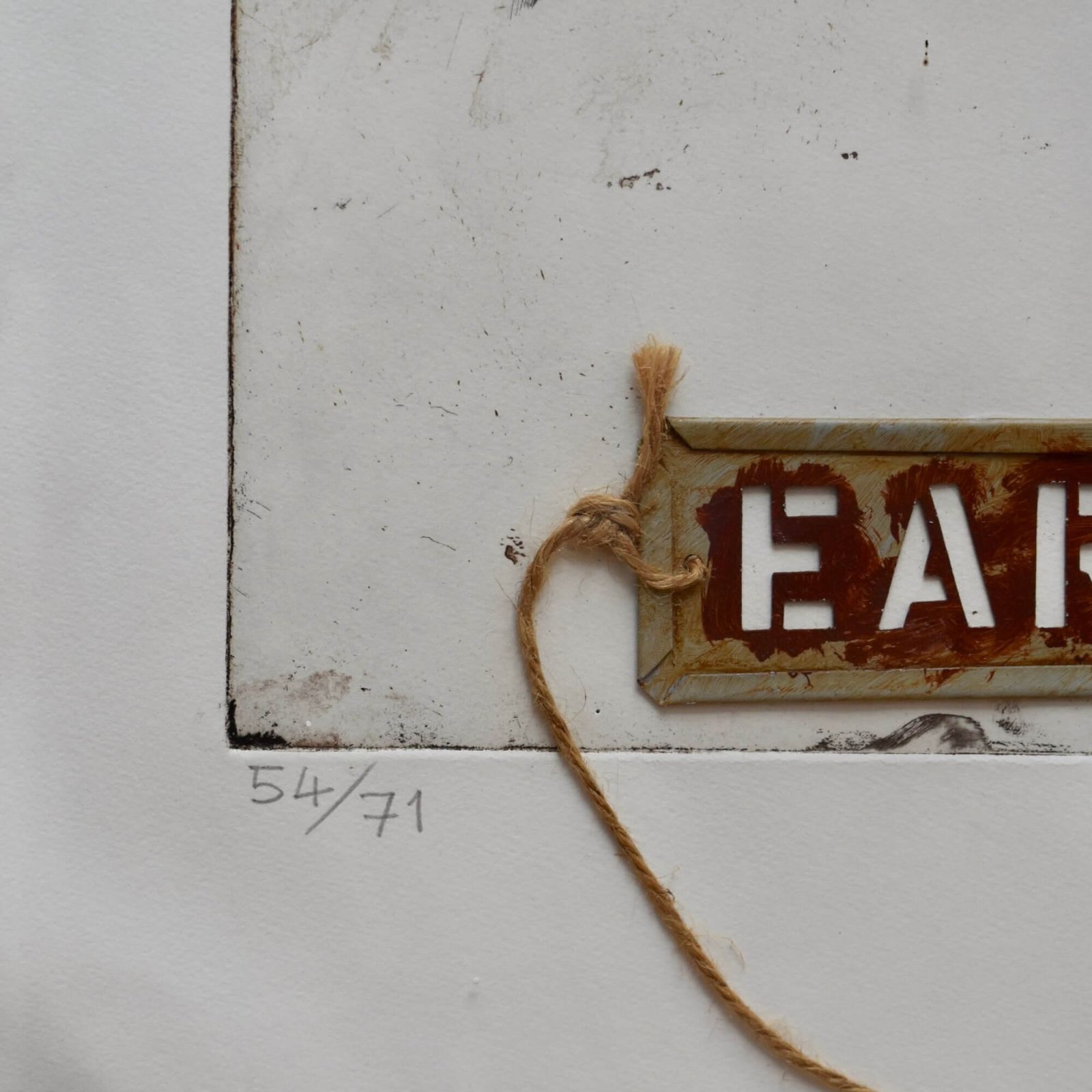 photo furniture Joe Tilson R.A. (1928–2023) – Earth Mantra, 1977