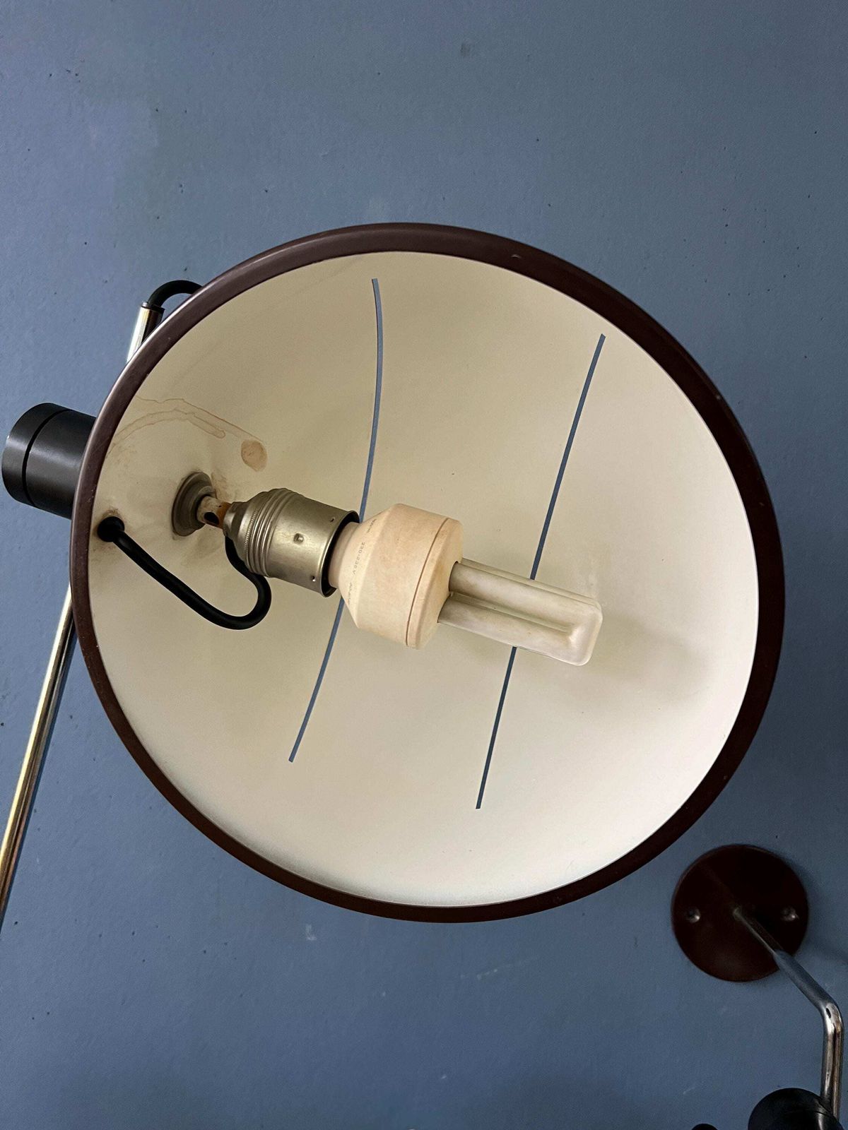photo for sale Brown Vintage Bis Sappemeer Flexible Design Wall Lamp