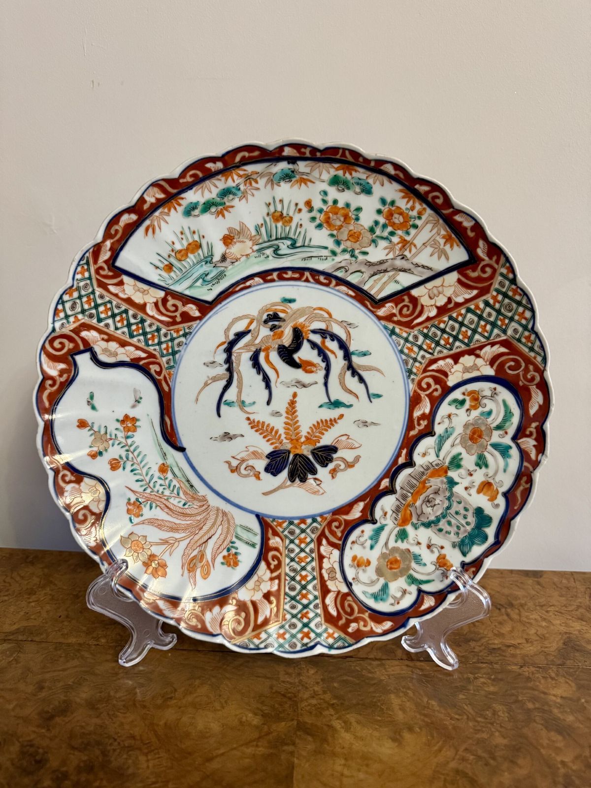 Quality Antique Japanese Imari Plate photo furniture