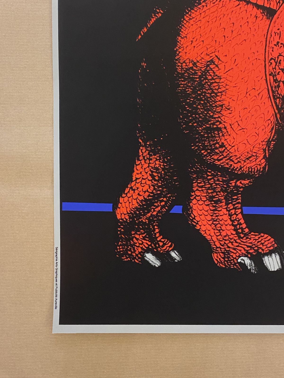 René Gruau, C.A. 1990s   Untitled (The Rhinoceros)   Original Screen Printing photo vinterior