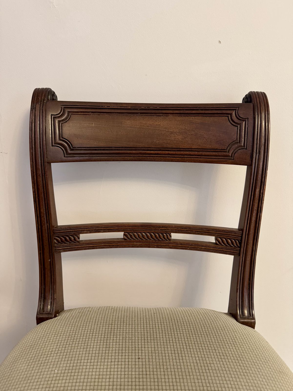 Set Of Six Antique George III Quality Mahogany Dining Chairs photo buy