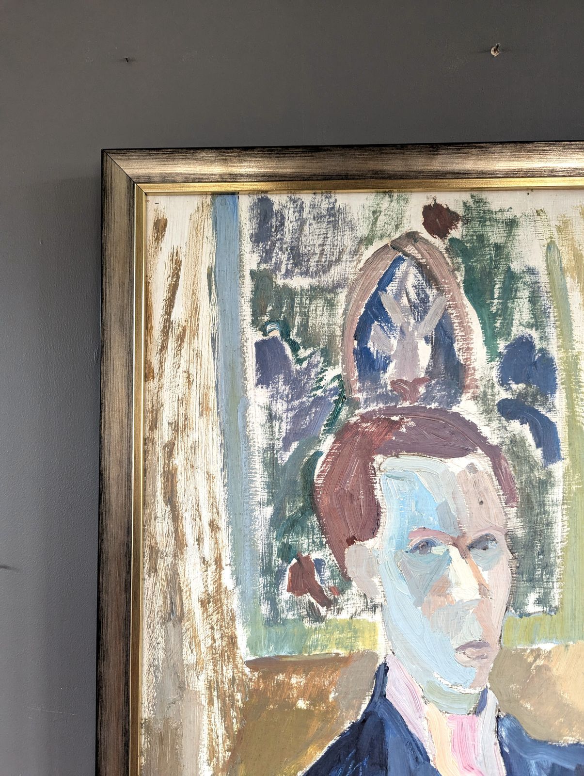 Oscar Oil Painting, 1940s, Vintage photo 644.0