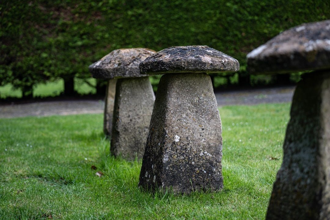 Set Of Four Antique Staddle Stones