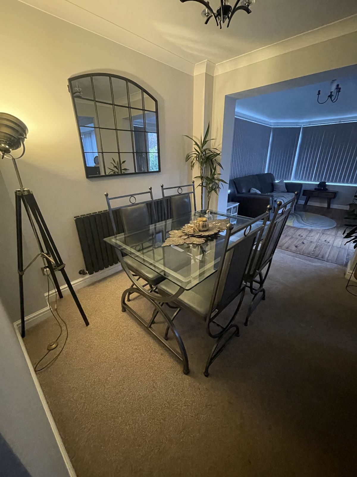 Dining Table, Chairs And 2 Side Tables