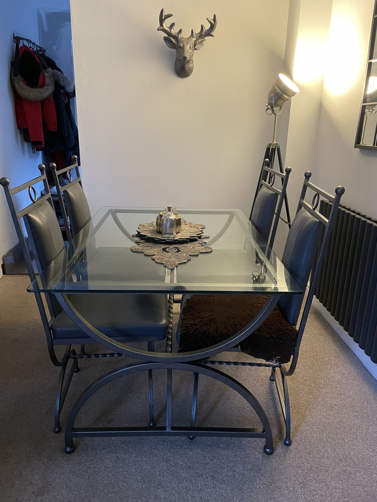 Dining Table, Chairs And 2 Side Tables photo furniture
