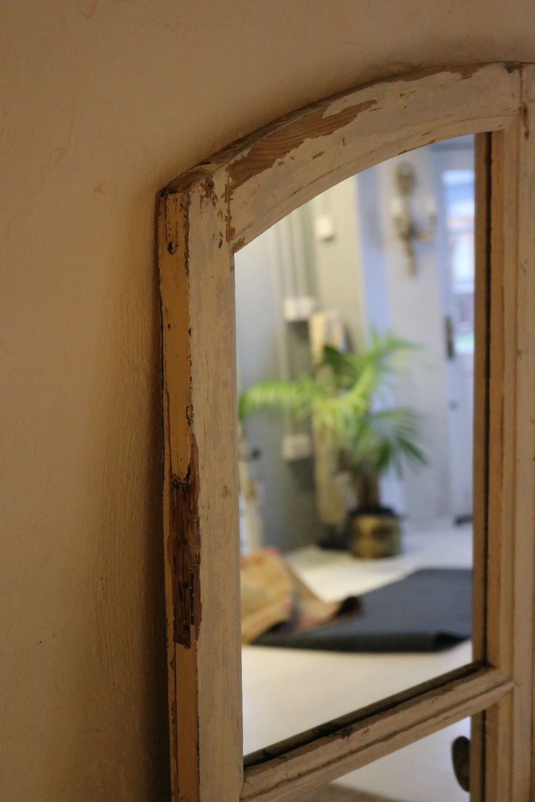 Arch Top Antique French Mirror Doors photo for sale