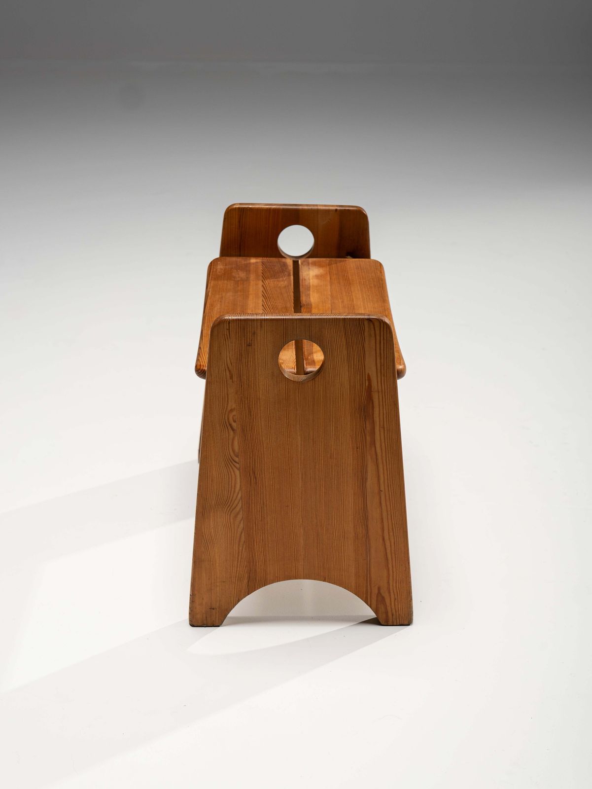 Wooden Stool By Gilbert Marklund For Furusnickarn Ab, Sweden 1960s photo Furniture