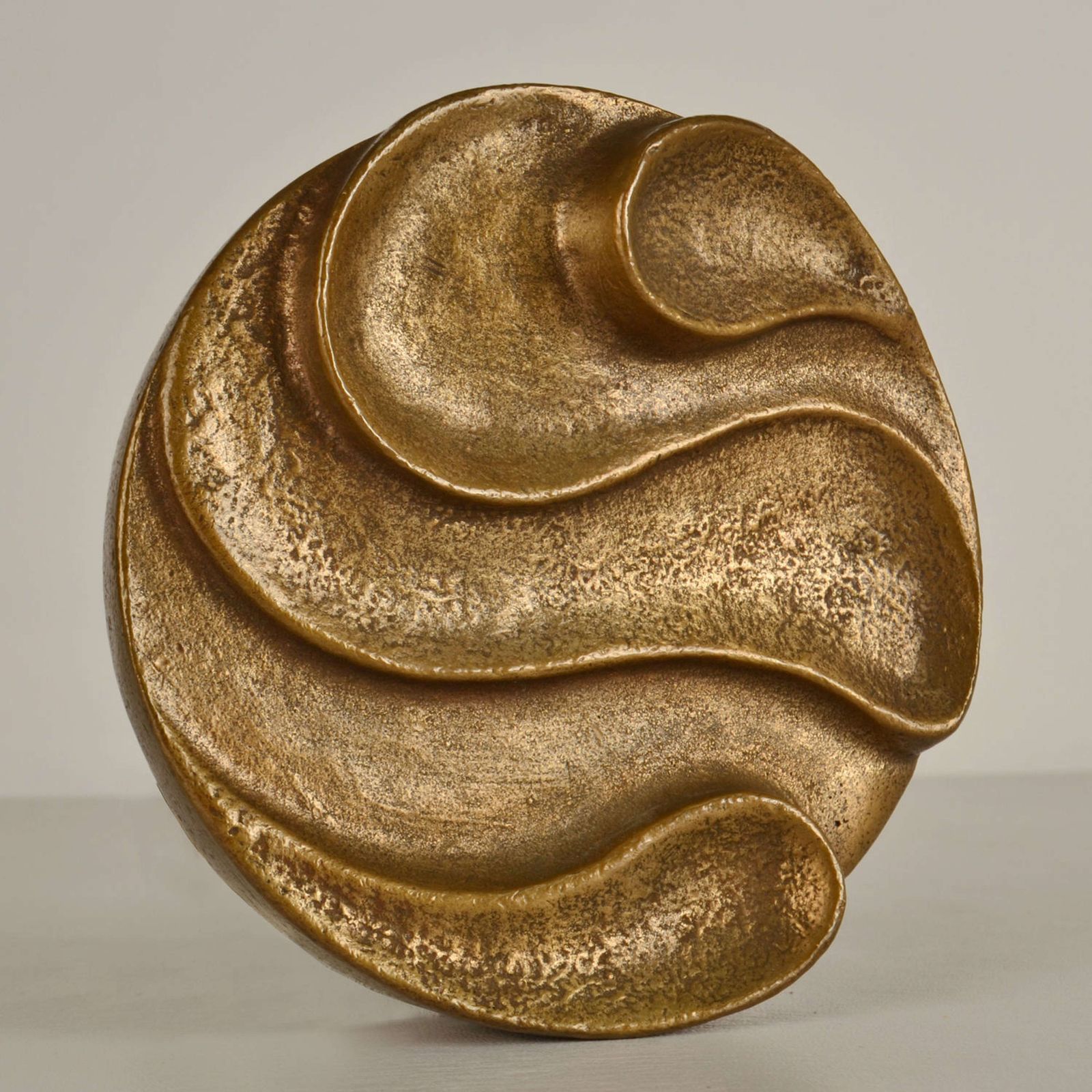 Round Push And Pull Door Handle In Bronze With Curvaceous Relief photo furniture