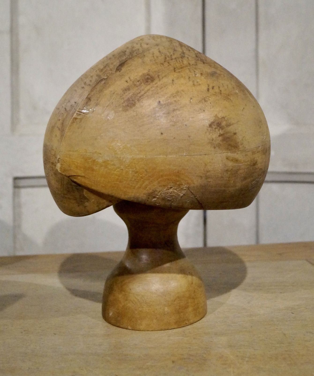 Antique Riva Marchesi Paris Milliners Hat Block On Stand photo furniture