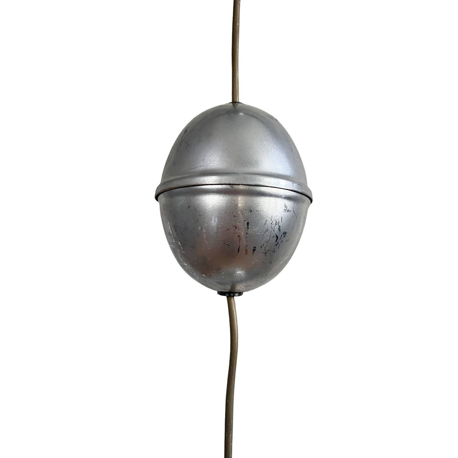 photo furniture Pendant Lamp, Chrome, New Look, Elektroinstala Děčín, Czechoslovakia, 1950s.