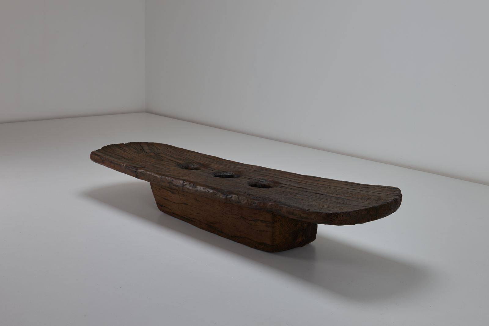 Sculptural Tribal Wooden Rice Mortar From Ne India Nagaland Coffee Table photo 4250.0