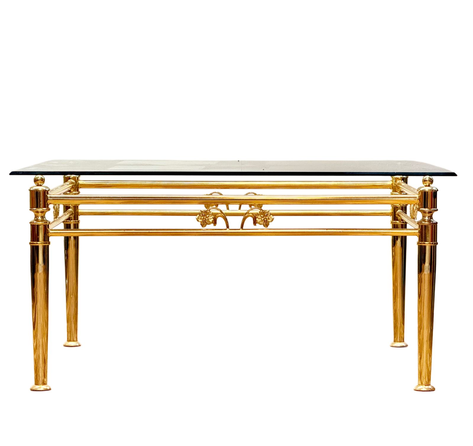 Italian Hollywood Regency Lounge Occasional Table By Metalstudio S.P.A photo vinterior