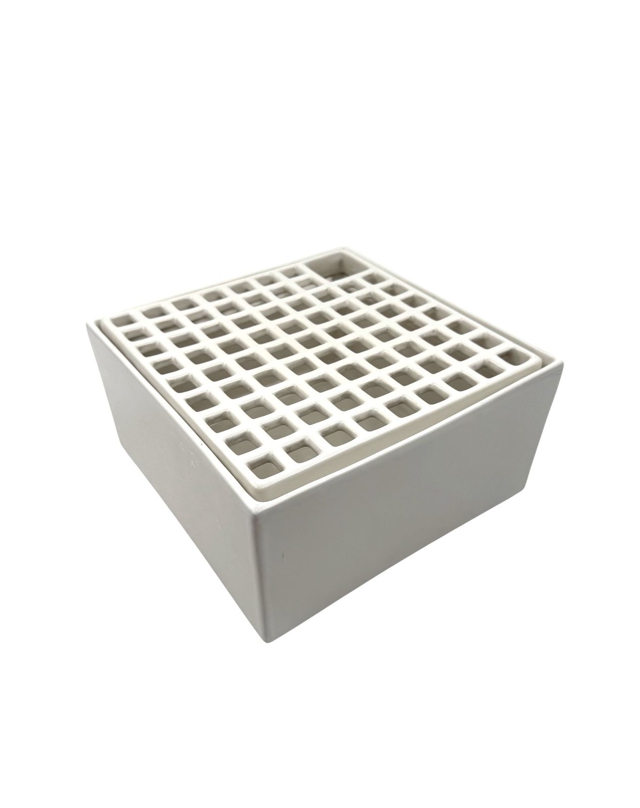 photo buy Studio Opi, White Space Age Mod. Ikebana C Ceramic Vase, Gabbianelli Italy Ca. 1970