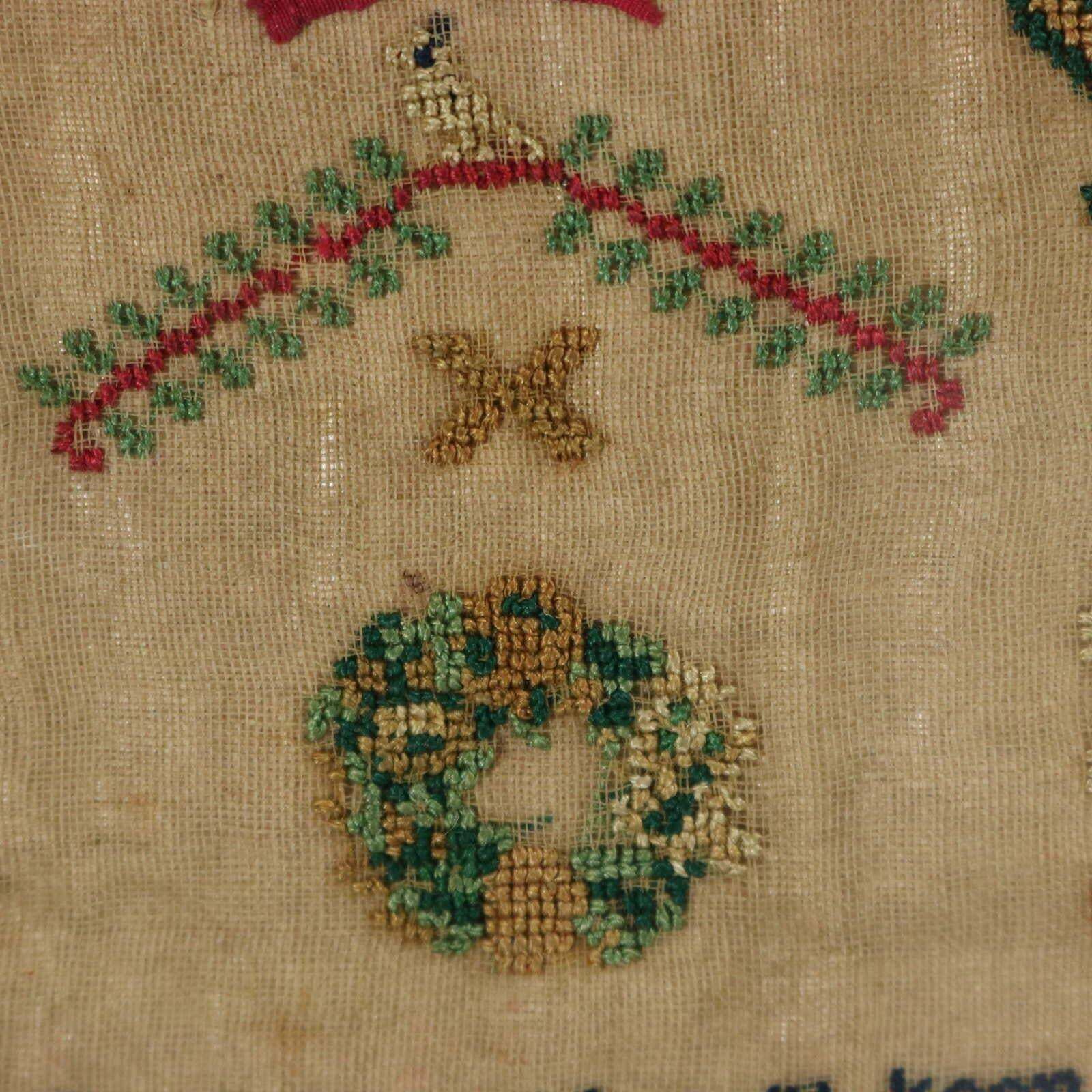 photo furniture Antique Miniature Sampler, Circa 1800, By Sophia Honey