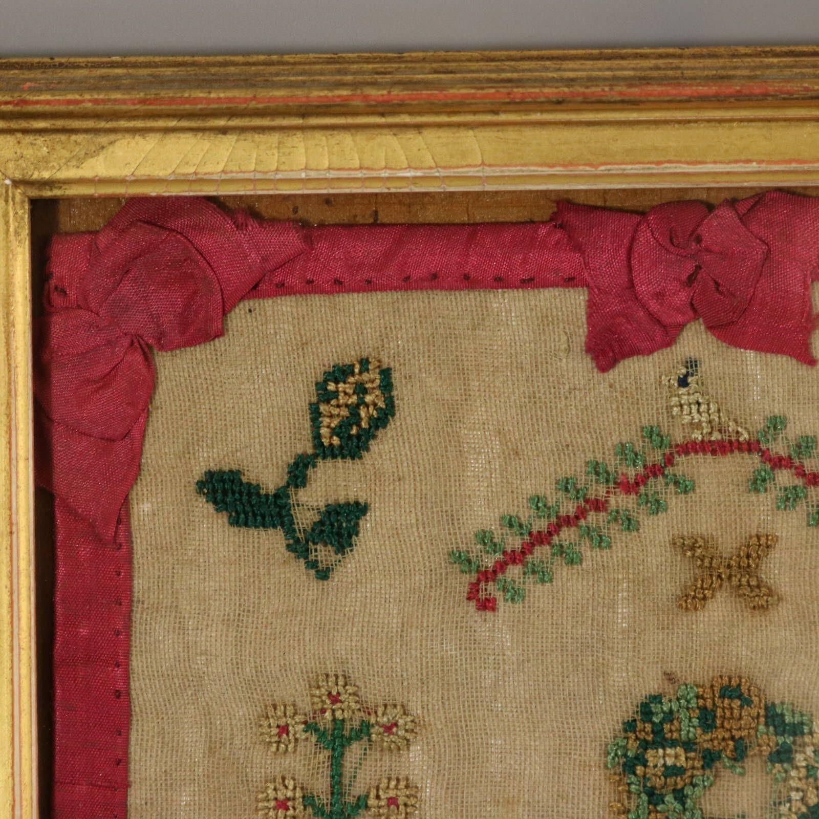 photo for sale Antique Miniature Sampler, Circa 1800, By Sophia Honey