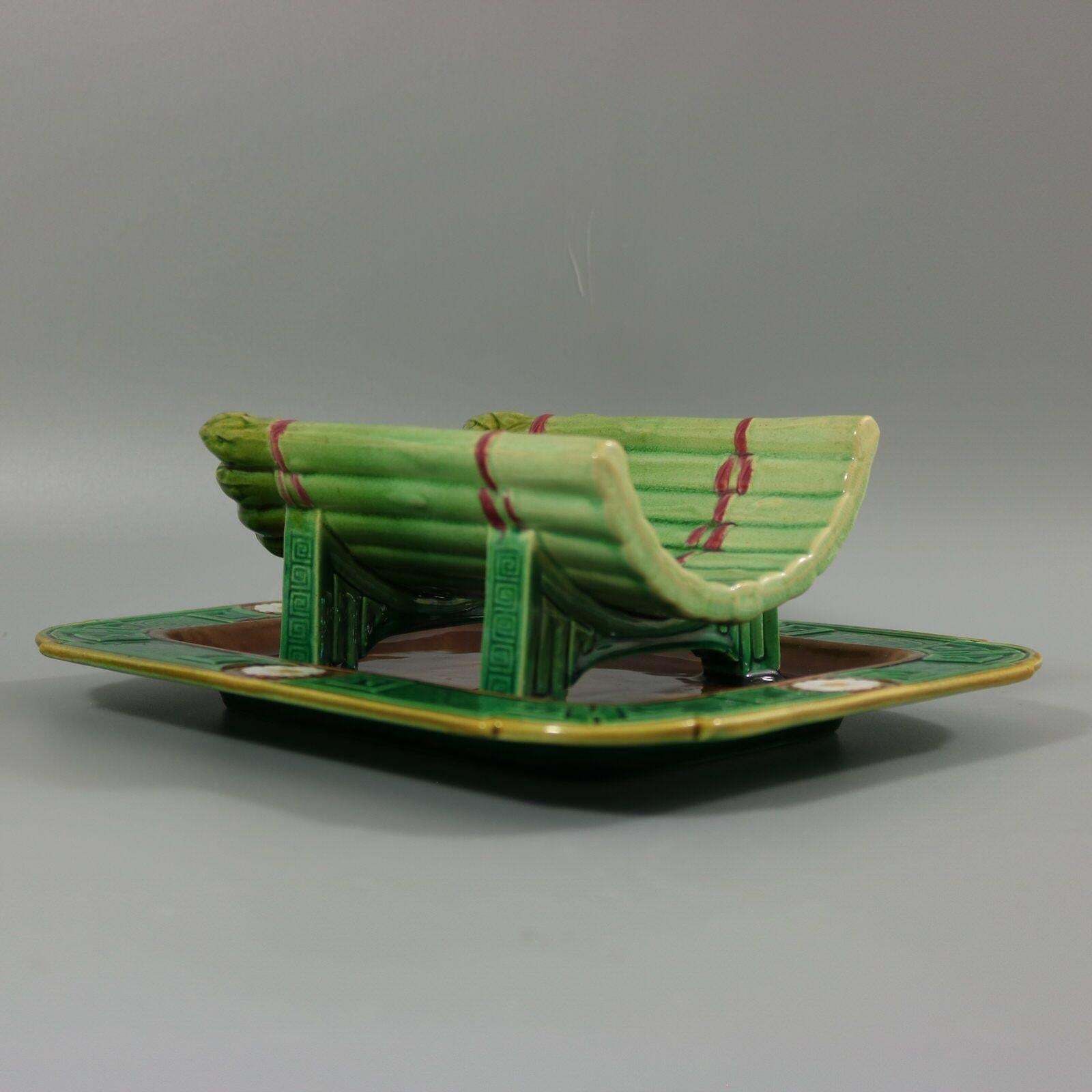 Minton Majolica Asparagus Server photo 1471.0