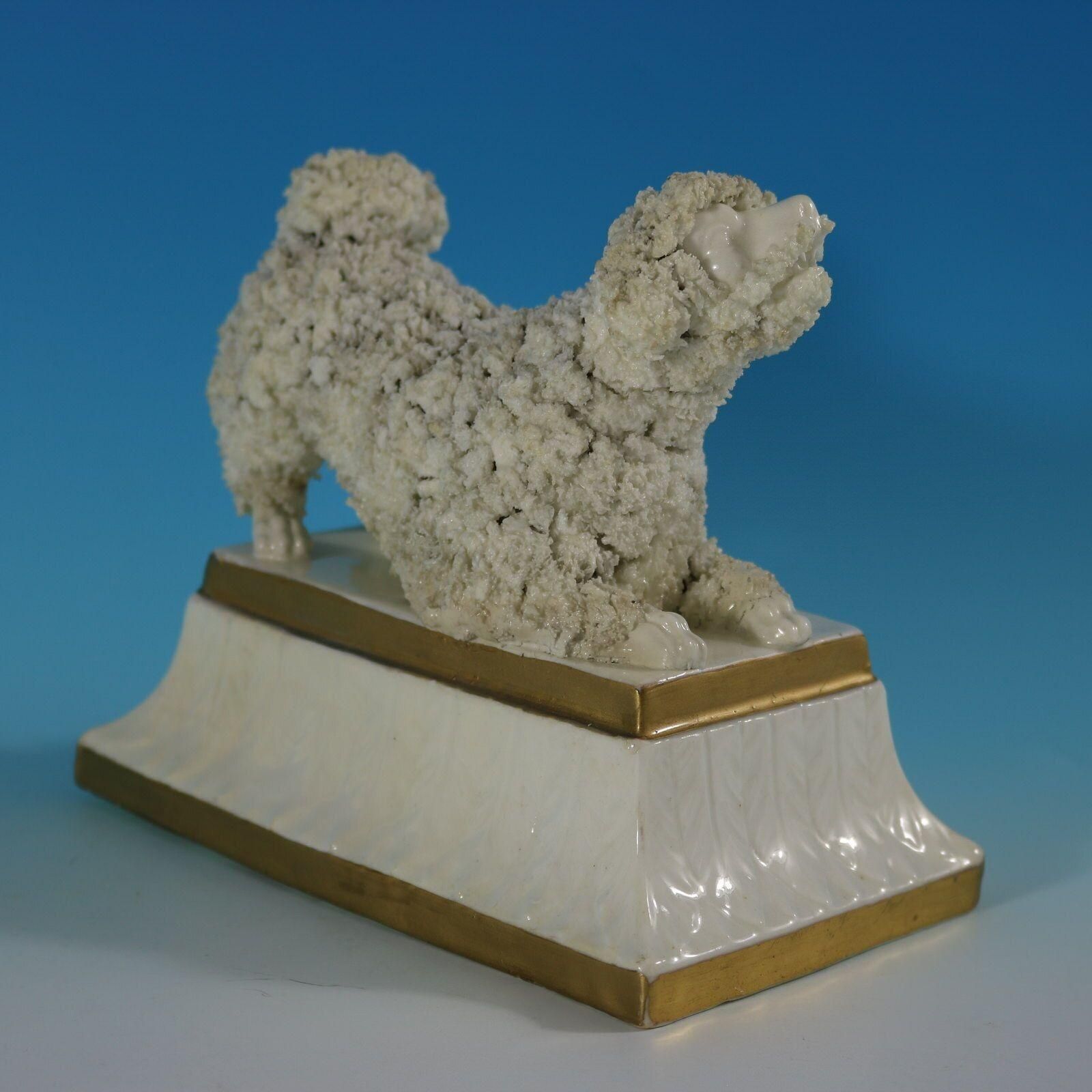 Large Staffordshire Pottery Porcellaneous Poodle photo 1221.0